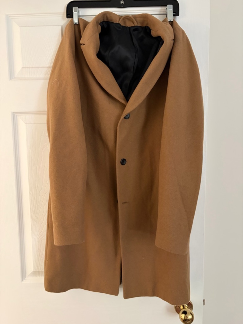 Jack and Jones Camel Single-Breasted Overcoat